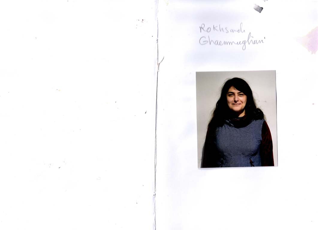 Rokhsareh Ghaemmagami Personal Nature Booklet